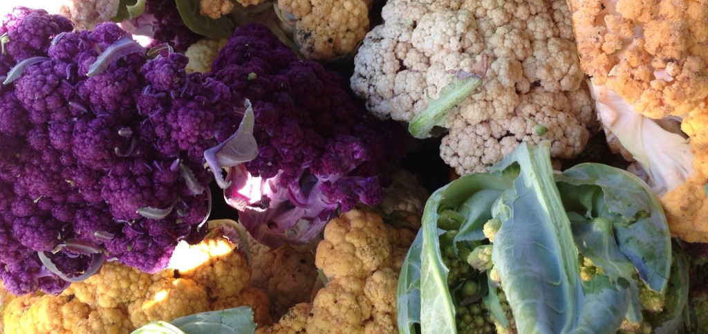 Raw Colored Cauliflower