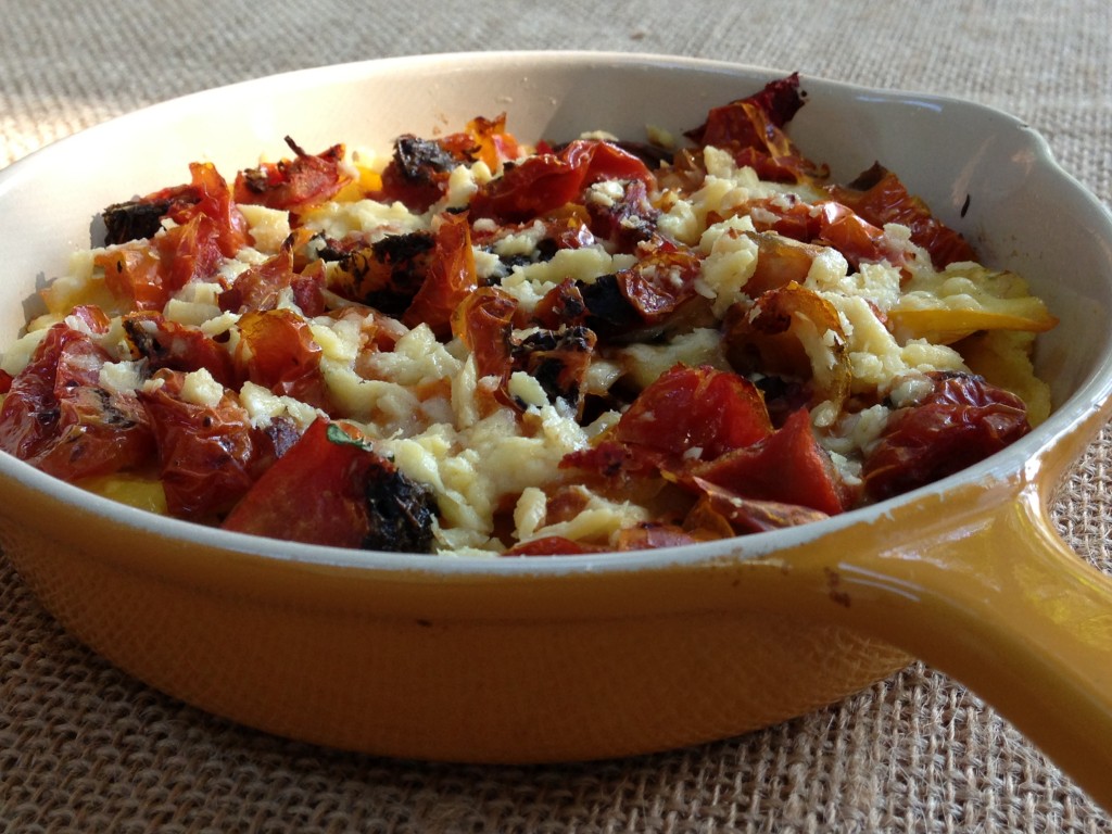 Baked Polenta with Roasted Vegetables