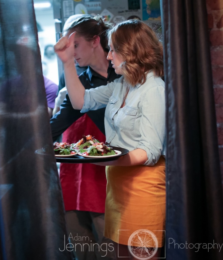 Fresh greens from local farms at Proper Restaurant. Adam Jennings Photography