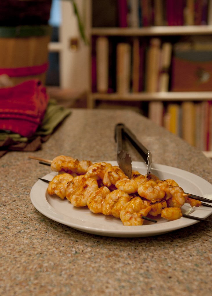 Grilled shrimp from Locals Seafood with a bit of salt, pepper, sweet paprika. Image by CaseyBoonePhotography.com. All rights reserved